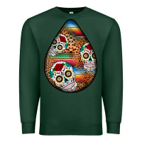Sports Green mexican teardrop  2 Premium Sweatshirt - BundleAndBundleShop