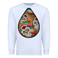 White mexican teardrop  2 Premium Sweatshirt - BundleAndBundleShop