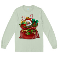 Matcha Chrismas Santa claus bag Long Sleeve Tee - NancyCooperArtShop