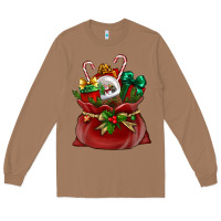 Toasted Coconut Chrismas Santa claus bag Long Sleeve Tee - NancyCooperArtShop
