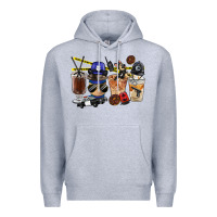 Police Coffee Cups Premium Hoodie | Teevron