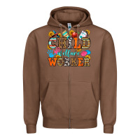 Chestnut child welfare worker Zipper Hoodie - OliviaCreatesArt