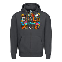 Smoke child welfare worker Zipper Hoodie - OliviaCreatesArt