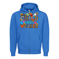 True Royal child welfare worker Zipper Hoodie - OliviaCreatesArt