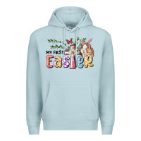 Blue Mist My First Easter Bunny Premium Hoodie - RanaPortraitStore