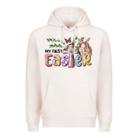 Pale Pink My First Easter Bunny Premium Hoodie - RanaPortraitStore