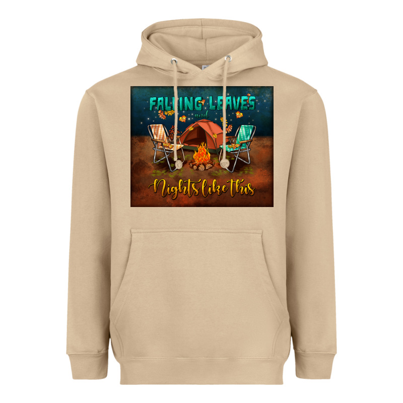 Falling Leaves And Nights Like This Mouse Pad Heavyweight Hoodie by BundleAndBundleShop | Teevron