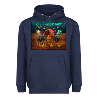 Navy falling leaves and nights like this mouse pad Heavyweight Hoodie - BundleAndBundleShop