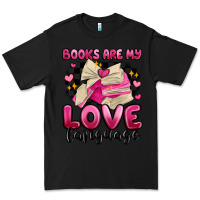 Black books are my love language Premium Tee - MaliasSmallBusiness