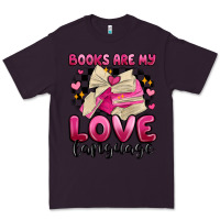Plum books are my love language Premium Tee - MaliasSmallBusiness