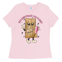 Bubblegum Pink out here lookin like a snack Ladies Tee - MaliasSmallBusiness