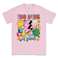 Bubblegum Pink 100 days of school Classic Tee - Artiststas