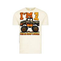I'm One This Is How I Roll Monster Truck Birthday Vintage Tee | Teevron