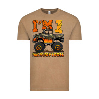 Vintage Coffee i'm one this is how i roll monster truck birthday Vintage Tee - Jasminsmagicworld