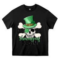Black let the shenanigans begin Heavy Core Tee - MaliasSmallBusiness
