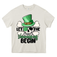 Cream let the shenanigans begin Heavy Core Tee - MaliasSmallBusiness