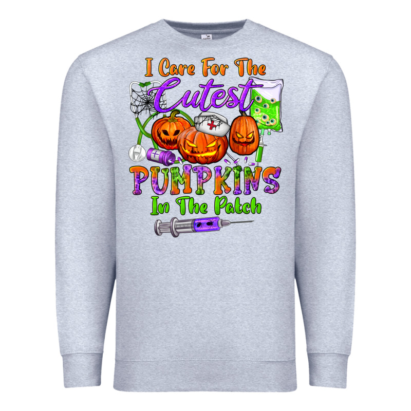 I Care For The Cutest Pumpkins In The Patch Premium Sweatshirt by BundleAndBundleShop | Teevron