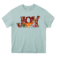 Joy Reindeer Heavy Core Tee | Teevron