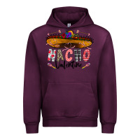 Mauve Wine festive sombrero and nacho art Urban Hoodie - CowhideDigitalArt