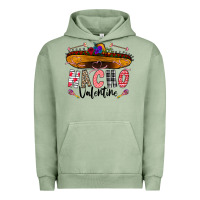Pigment Oil Green festive sombrero and nacho art Urban Hoodie - CowhideDigitalArt
