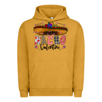 Pigment Peanut Butter festive sombrero and nacho art Urban Hoodie - CowhideDigitalArt