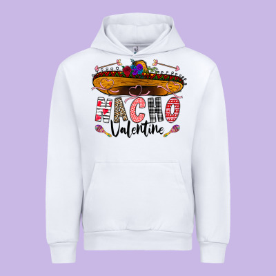 Festive Sombrero And Nacho Art Urban Hoodie Designed By Cowhidedigitalart