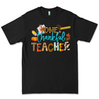 Black One thankful Teacher Premium Tee - NancyCooperArtShop