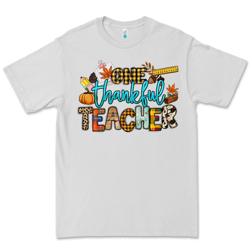 One Thankful Teacher Premium Tee by NancyCooperArtShop | Teevron