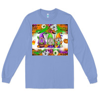 Colony Blue Halloween Gnomes Long Sleeve Tee - texasbilliewilder