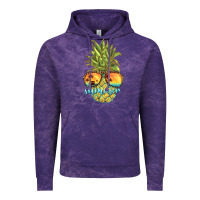 Cloud Purple pineapple summer Vintage Hoodie - BarkalooDesign