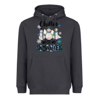 Smoke Chillin With My Snowmies Heavyweight Hoodie - FaDigitalArtStudio
