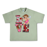 Oil Green valentine's day cupid love Urban Heavy Tee - RanaPortraitStore