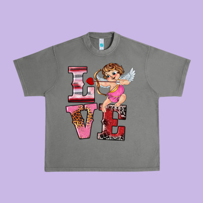 Valentine's Day Cupid Love Urban Heavy Tee Designed By Ranaportraitstore