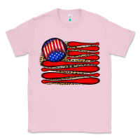 Bubblegum Pink leopard baseball flag5 Classic Tee - JahusDesignShop