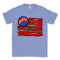 Colony Blue leopard baseball flag5 Classic Tee - JahusDesignShop
