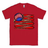 Red leopard baseball flag5 Classic Tee - JahusDesignShop
