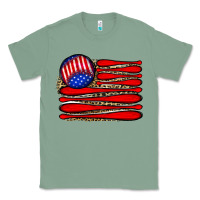 Sage leopard baseball flag5 Classic Tee - JahusDesignShop