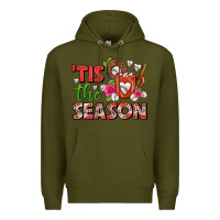 Army Green tis the season baseball coffee mug Premium Hoodie - FaDigitalArtStudio