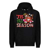 Black tis the season baseball coffee mug Premium Hoodie - FaDigitalArtStudio