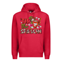Cardinal tis the season baseball coffee mug Premium Hoodie - FaDigitalArtStudio