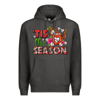 Charcoal Heather tis the season baseball coffee mug Premium Hoodie - FaDigitalArtStudio