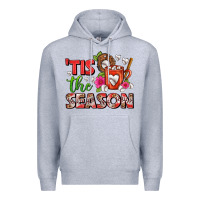 Heather Grey tis the season baseball coffee mug Premium Hoodie - FaDigitalArtStudio