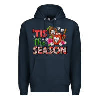 Navy tis the season baseball coffee mug Premium Hoodie - FaDigitalArtStudio