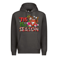 Smoke tis the season baseball coffee mug Premium Hoodie - FaDigitalArtStudio
