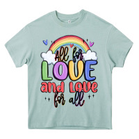 Arona all for love and love for all Heavy Core Tee - MaliasSmallBusiness
