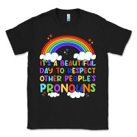 Black it's a beautiful day to respect other people's pro Classic Tee - Artiststas