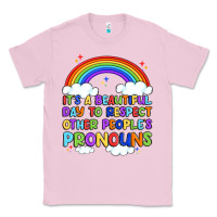 Bubblegum Pink it's a beautiful day to respect other people's pro Classic Tee - Artiststas