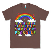 Chestnut it's a beautiful day to respect other people's pro Classic Tee - Artiststas