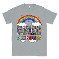 Heather Grey it's a beautiful day to respect other people's pro Classic Tee - Artiststas