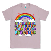 Lilac it's a beautiful day to respect other people's pro Classic Tee - Artiststas